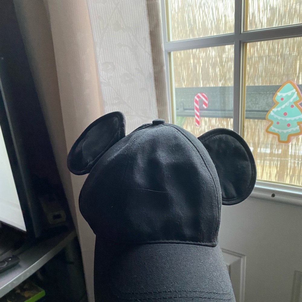 Authentic Disney Parks Mickey Mouse Baseball Cap with Ears